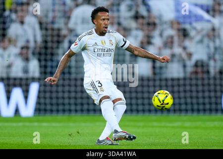 Madrid, Spanien. Dezember 2025. Während des La Liga EA Sports Matches zwischen Real Madrid CF und RC Celta spielte am 7. Dezember 2025 im Santiago Bernabeu Stadion in Madrid. (Foto: Cesar Cebolla/PRESSIN) Credit: PRESSINPHOTO SPORTS AGENCY/Alamy Live News Stockfoto