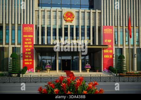 Das Gebäude Der Vietnamesischen Nationalversammlung, Hanoi, Vietnam Stockfoto