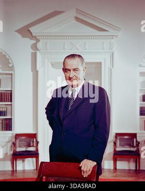 Lyndon B. Johnson, 36. Präsident der Vereinigten Staaten Stockfoto