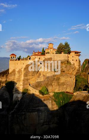 Griechenland, Thessalien, Kalambaka, die Meteora-Stätte, UNESCO-Weltkulturerbe, das Varlaam-Kloster Stockfoto