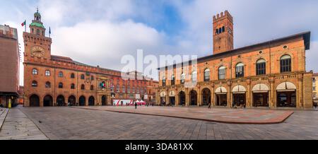 Bologna, Italien in der Kathedrale von Bologna auf der Piazza Maggiore. Stockfoto
