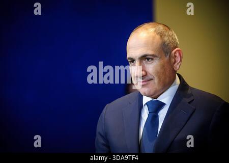 Nikol Pashinyan, Premierminister der Republik Armenien. Berlin, 12.09.2025. Stockfoto