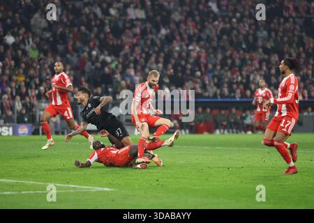 Dortmund, Deutschland 09. Dezember 2025: Champions League - 2025/2026 - FC Bayern München gegen Sporting Lissabon im Bild: Stockfoto
