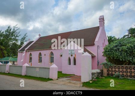 St. Aidan's anglikanische Kirche am Bathsheba Beach im Dorf Bathsheba, Saint Joseph, Barbados. Stockfoto