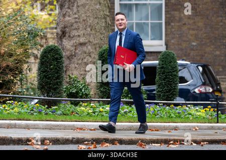 London, Großbritannien. Dezember 2025. Gesundheitsminister Wes Streeting in der Downing Street gesehen. Autor: Thomas Krych/Alamy Live News Stockfoto