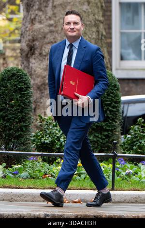 London, Großbritannien. Dezember 2025. Gesundheitsminister Wes Streeting in der Downing Street gesehen. Autor: Thomas Krych/Alamy Live News Stockfoto
