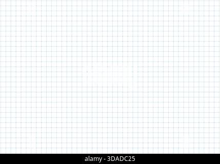 Blaue Muster-Textur für Bullet Journal. Gepunktete, quadratische Rastergrafik Papierschablone für Notizbücher. Karierter Hintergrund. Druckbare grafische Designblätter Stock Vektor