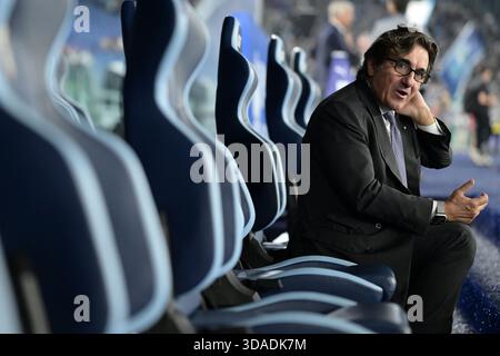 Foto Alfredo Falcone/LaPresse 27 Settembre 2023 - Roma, Italia - Sport, calcio - Lazio vs Turin - Campionato italiano di calcio Serie A TIM 2023/2024 - Stadio Olimpico. Nella foto:Urbano Kairo Foto Alfredo Falcone/LaPresse 27. September 2023 Rom, Italien - Sport, Fußball - Lazio vs Turin - italienische Serie A Fußballmeisterschaft 2023/2024 - Olympisches Stadion. Auf dem Bild: Urbano Cairo Stockfoto