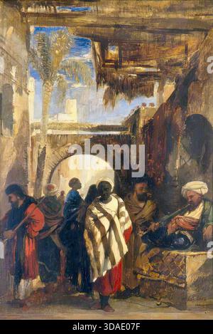 William James Muller - eine Straße in Kairo Stockfoto