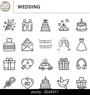 Unkraut-Symbole Set – Gartenwerkzeuge Vektor-Illustration, Rasenpflege & Landwirtschaft Symbole Stock Vektor