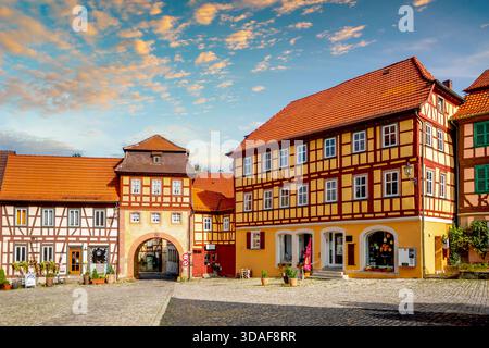 Altstadt von Königsberg in Bayern Stockfoto