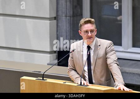 Brüssel, Belgien Dezember 2025. N-VA Manu Diericx, Bild auf einer Plenartagung des flämischen Parlaments in Brüssel am Mittwoch, den 10. Dezember 2025. BELGA FOTO DIRK WAEM Credit: Belga News Agency/Alamy Live News Stockfoto