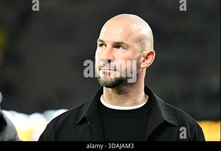 Trainer [Trainer] Christian Ilzer (Hoffenheim) Dortmund, 7. Dezember 2025, Fußball, Bundesliga, Borussia Dortmund - TSG 1899 Hoffenheim Stockfoto
