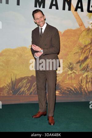 London, Großbritannien. Dezember 2025. Tom Hiddleston bei der britischen Fernsehpremiere „The Night Manager S2“, BFI Southbank, Belvedere Road, am Mittwoch, 10. Dezember 2025 in London, England, Großbritannien. CAP/CAN © CAN/Capital Pictures Credit: Capital Pictures/Alamy Live News Stockfoto