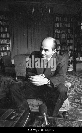 Otto von Habsburg im Interview. [Automatisierte Übersetzung] Stockfoto