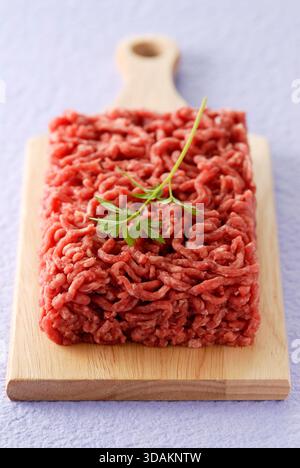 Rohes Hackfleisch Stockfoto