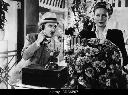 Charles Chaplin in Monsieur Verdoux, Regie: Charles Chaplin, USA 1947. [Automatisierte Übersetzung] Stockfoto