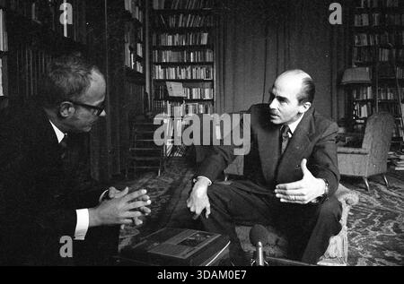 Otto von Habsburg im Interview. [Automatisierte Übersetzung] Stockfoto