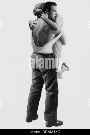 Marlon Brando und Vivien Leigh in „Endstation Sehnsucht“, Originaltitel: „A Streetcar Named Desire“, Regie: Elia Kazan, USA 1951. [Automatisierte Übersetzung] Stockfoto