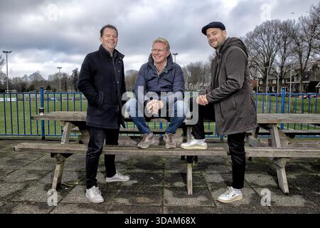 Amstertdam, Niederlande. Dezember 2025. AMSTERDAM, 11.12.2025, Sportpark ASV de Dijk. Interview mit den Kommentatoren Wytse van der Goot, Jeroen Elshoff und Vincent Schildkamp Credit: Pro Shots/Alamy Live News Stockfoto