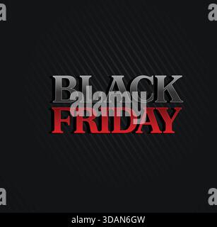 Black Friday Sale, Black Friday Offer, Sale Discount, Discount Sale, Black Background Stock Vektor