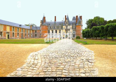 Le château de Maintenon, construit au XVIIe siècle, Village de Maintenon, Département d'Eure et Loir, Frankreich Stockfoto