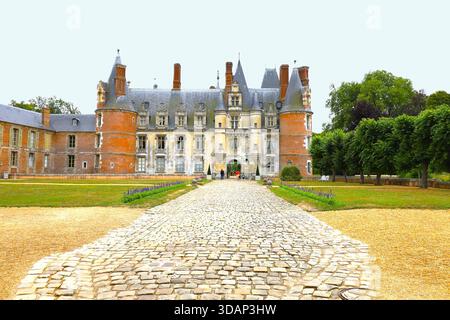 Le château de Maintenon, construit au XVIIe siècle, Village de Maintenon, Département d'Eure et Loir, Frankreich Stockfoto