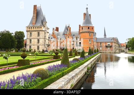 Le château de Maintenon, construit au XVIIe siècle, Village de Maintenon, Département d'Eure et Loir, Frankreich Stockfoto