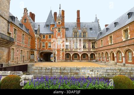 Le château de Maintenon, construit au XVIIe siècle, Village de Maintenon, Département d'Eure et Loir, Frankreich Stockfoto