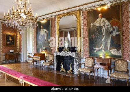 Le château de Maintenon, construit au XVIIe siècle, Village de Maintenon, Département d'Eure et Loir, Frankreich Stockfoto