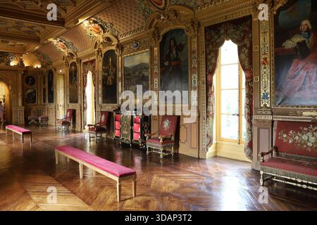 Le château de Maintenon, construit au XVIIe siècle, Village de Maintenon, Département d'Eure et Loir, Frankreich Stockfoto