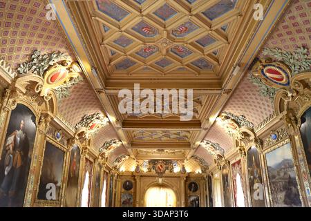Le château de Maintenon, construit au XVIIe siècle, Village de Maintenon, Département d'Eure et Loir, Frankreich Stockfoto