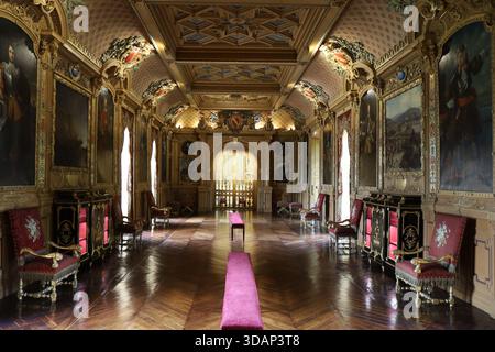 Le château de Maintenon, construit au XVIIe siècle, Village de Maintenon, Département d'Eure et Loir, Frankreich Stockfoto