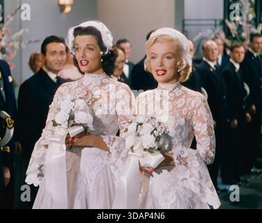 GENTLEMEN BEVORZUGEN BLONDINEN 1953 Fox Film mit Marilyn Monroe und Jane Russell Stockfoto
