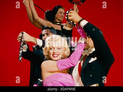 GENTLEMEN BEVORZUGEN BLONDINEN 1953 Fox Film mit Marilyn Monroe Stockfoto