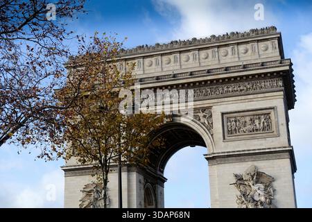 Arc de Triomphe, Paris, Frankreich Stockfoto
