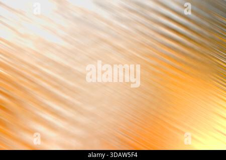 Orangefarbener Hintergrund mit diagonalem Bewegungseffekt Stockfoto