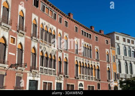 Historischer Palazzo Soranzo Komplex am Campo San Polo in Venedig, Italien Stockfoto