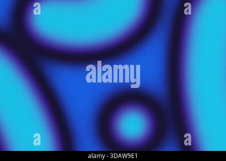 Abstraktes Bild mit einer Mischung aus blauen und violetten Verläufen mit weichem Fokus. Das verschwommene Muster schafft eine moderne und künstlerische Kulisse, ideal für d Stockfoto