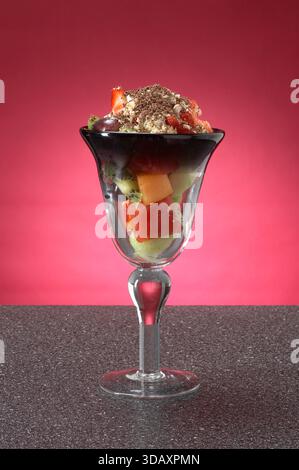 Eisbecher Stockfoto