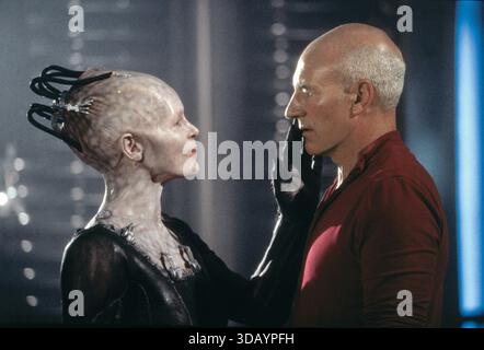Star Trek: The Next Generation (1987-1994) Patrick Stewart *Filmstill - nur für redaktionelle Verwendung* siehe spezielle Anweisungen. CAP/TFS-Bild, das von Capit bereitgestellt wird Stockfoto