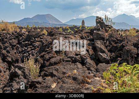 Antike Kirche San Juan Parangaricutiro, Michoacán, Mexiko Stockfoto