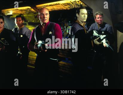 Star Trek: The Next Generation (1987-1994) Patrick Stewart Brent Spiner *Filmstill – nur für redaktionelle Verwendung* siehe Sonderanweisungen. CAP/TFS-Bildunterstützung Stockfoto