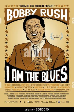 I am the Blues (2015) von Daniel Cross mit Bobby Rush, Barbara Lynn und Little Freddie King. Der Dokumentarfilm reist durch das Mississippi-Delta und die Bayous von Louisiana und besucht alte Blues-Musiker, die die Tradition am Leben erhalten. US-Poster NUR FÜR REDAKTIONELLE ZWECKE. Quelle: BFA / Filmbewegung Stockfoto