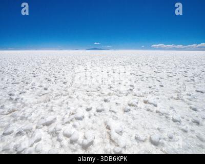 Der Salar de Uyuni in Bolivien Südamerika ist die größte Salzfläche der Welt Stockfoto