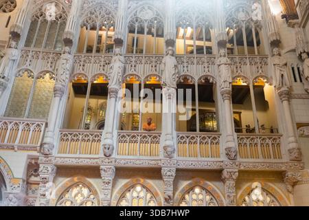 Innere Designdetails von Castle de Haar Stockfoto