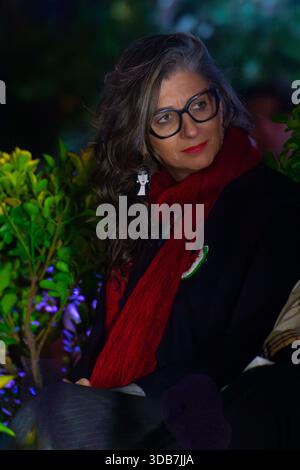 Francesca Albanese ist eine italienische Rechtsanwältin, die sich auf Menschenrechte spezialisiert hat. Sie ist UN-Sonderberichterstatterin für die besetzten palästinensischen Gebiete. Stockfoto