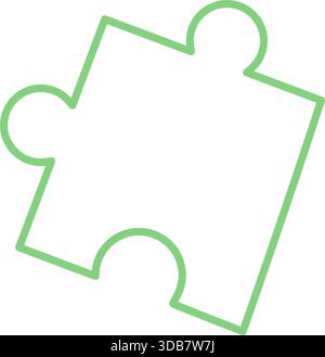 Flache Umrisse Des Stichsägeteils Stock Vektor