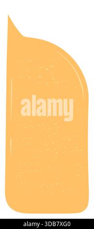 Handgezeichneter Flüssiggrunge-Aufkleber Bubble Stock Vektor