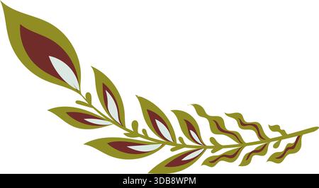 Langes, Volkstümliches Element Stock Vektor